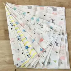 【未使用】ガーゼハンカチ10枚セット