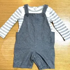 組曲　オーバーオール上下セット　80センチ