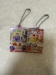 アイカツ ガチャガチャ アクリルキーホルダー 藤原みやび 有栖川おとめ