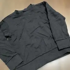 長袖カットソー 120サイズ ブラック