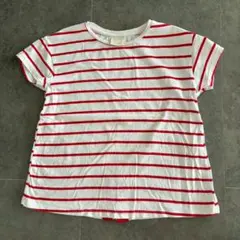ZARA　キッズ　Tシャツ　ボーダー　ガールズ　116cm　110cm　美品のサムネイル