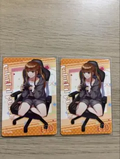 カラフルピーチ　えと　グミ　カード　等身