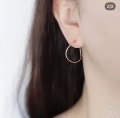 SIENA ROSE K10 パールキャッチチェーンピアス - メルカリ