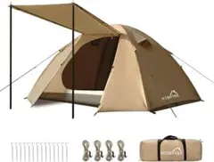 テント 1-2人用 キャンプテント ソロキャンプ 熱中症対策　ファミリー 防災用