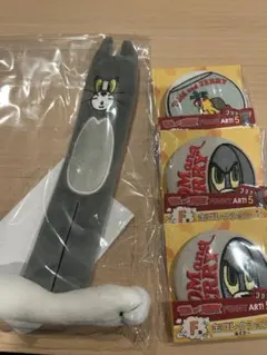 トムとジェリー 一番くじD賞ポーチ　Ｆ賞缶コレクション