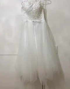 ウェディングドレス Aライン ホワイト