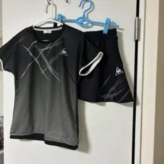 le coq sportif テニスウェア 上下セット ブラック　Lサイズのサムネイル