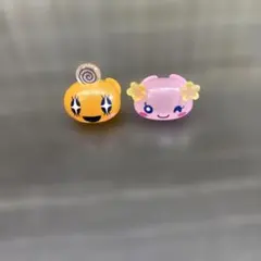 たまごっち　ぷくっとクリアリング　めめっち&ふらわっち