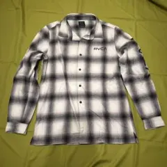 RVCA チェック柄 長袖シャツ S
