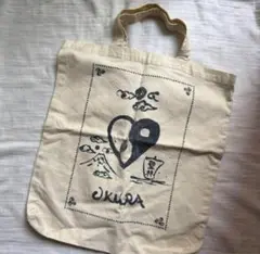 希少 聖林公司 トートバッグ 90s OKURA 藍染 キャンバス ハリラン