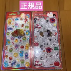 セサミストリート ベイマックス プチドロップステッカー 2点セット