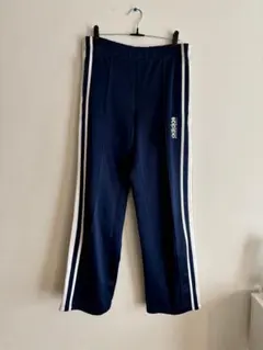70-80s デサント製 adidas ビンテージトラックパンツ ネイビー