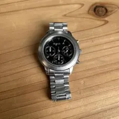 【Agnes b】レディース 腕時計 ブラック シルバー 33mm(ジャンク品)のサムネイル