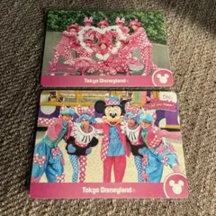 ミニパル　コレクションカード　ミッキー　ダンサー　2枚セット