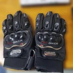 PRO-BIKER バイク用グローブ ブラックのサムネイル