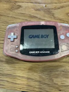 ゲームボーイアドバンス　ソフト3本つき　クリアピンク