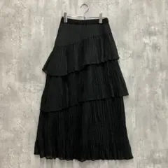 LOWRYS FARM ローリーズファーム ティアードプリーツロングスカート Fのサムネイル