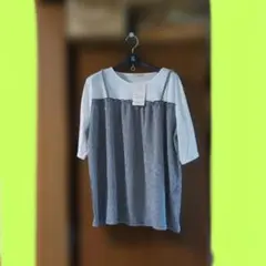 innoce ギンガムチェック 重ね着風 チュニック 3Lのサムネイル
