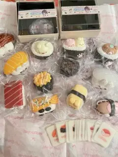 激安！最終お値下げ！レア！　MoMo お寿司　シリーズ　コンプリート　スクイーズのサムネイル