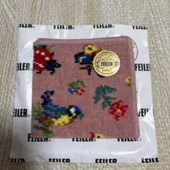FEILER 花と鳥デザイン ハンカチ