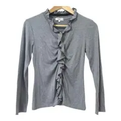 フェアリーグランジ　ダークコア　長袖　フリル　カットソー　金ボタン　平成ギャル