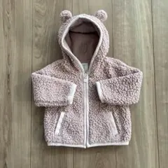 babyGAP 可愛いクマ耳＊ピンクボアアウター
