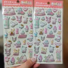 新品未使用　正規品　サンリオ　ぷくっとシール　キティちゃん　クロミ　ハンギョドン