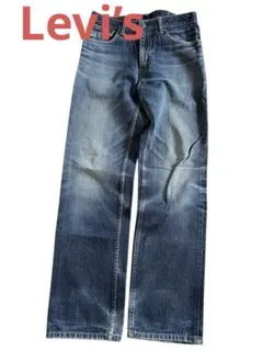 ストレートデニム インディゴブルー