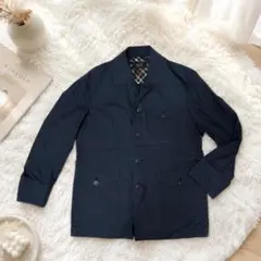 DAKS ダックス カバーオール ジャケット L ネイビー メンズ 薄手のサムネイル