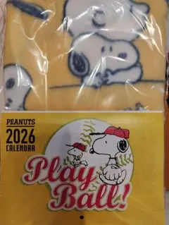 スヌーピーひざ掛け・ 2026年カレンダー