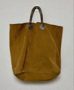 スエード トートバッグ