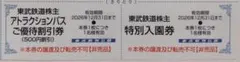 東武動物公園 入園券 1枚ほか 2026年12月期限 -g