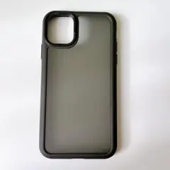 iPhone11 スマホケース　黒　ブラック　マット