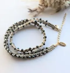 2way☆編みブレスレットorチョーカー