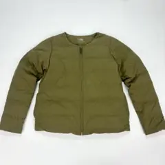 カーキ ダウンジャケット