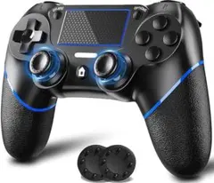 PS4対応 ワイヤレスコントローラー 振動機能搭載 ・PS4／PS3／PC対応