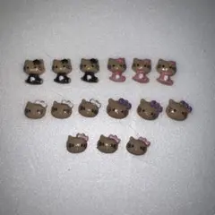 日焼けキティ ネイルパーツ 12個セット