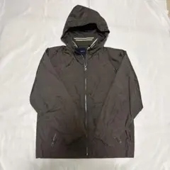 【美品】GapKids ナイロンパーカー 150 茶 春の寒暖差対策に！リブ綺麗