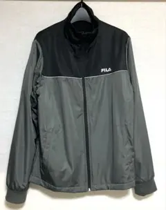 【美品】FILA フィラ ライトリップ裏地フリースジャケット メンズMサイズ
