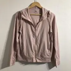 底値!!UNIQLO エアリズム ピンクパーカー　美品