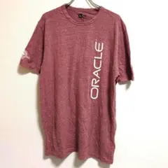 ニューエラ Tシャツ クルーネック 丸首 無地 L 赤 コットン混 普段着のサムネイル
