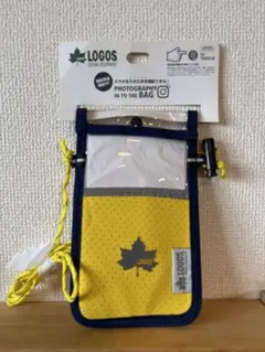 新品！LOGOS スマホショルダーバッグ ポーチ イエローのサムネイル
