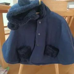 COMME CA FOSSETTE フリースアウター ネイビー