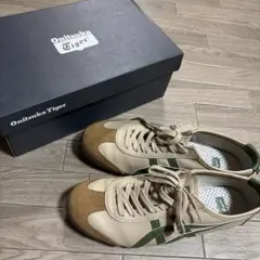 Onitsuka Tiger カジュアルスニーカー ベージュ/グリーン