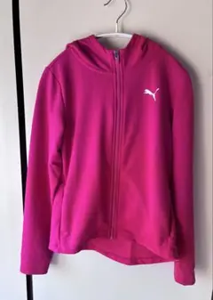 PUMA ゴルフ　テニス　パーカー　レディース　ピンク　S(160cm)