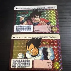 ドラゴンボールZ トレーディングカード 孫悟空 ベジータ
