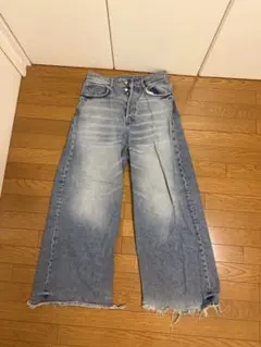 ZARA オーバーダイバギーデニム　38のサムネイル