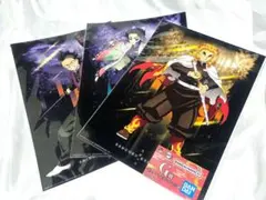 鬼滅の刃 一番くじ ポスター 煉獄杏寿郎＆胡蝶しのぶ＆不死川玄弥 3点セット
