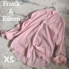 極美品✨フランクアンドアイリーン　ルーク　コットンボイル　ピンク　ゆったり　長袖 極美品✨フランクアンドアイリーン ルーク コットンボイル