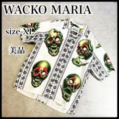 ワコマリア　半袖　メンズ　美品　アロハシャツ　シャツ　XL 大きいサイズ　ボタンのサムネイル